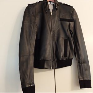 Helmut Lang Black Men’s Leather Jacket XS